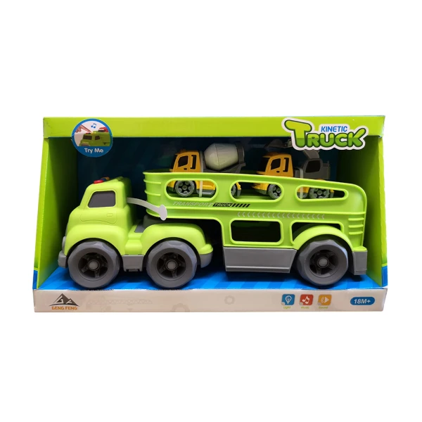 BEBE TRUCK WITH SOUNDS AND LIGHTS - GREEN