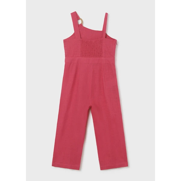 MAYORAL LINEN JOGGING SUIT DARK FUCHSIA