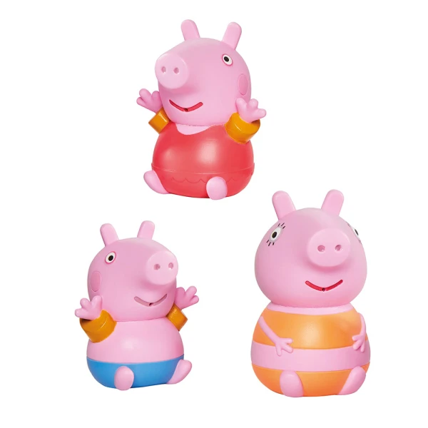 TOMY TOOMIES ΒΡΕΦΙΚΟ ΠΑΙΧΝΙΔΙ ΟΙΚΟΓΕΝΕΙΑ PEPPA PIG SQUIRTERS AS - 2 ΣΧΕΔΙΑ
