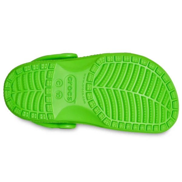 CROCS CLASSIC I AM DINOSAUR CLOG T GREEN SLIME