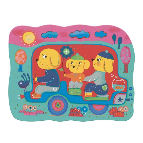DJECO DRAWING WITH WATER MARKER ANIMALS AND VEHICLES