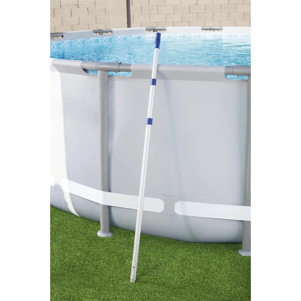 BESTWAY FLOWCLEAR ΤΗΛΕΣΚΟΠΙΚΟ ΚΟΝΤΑΡΙ ΑΛΟΥΜΙΝΙΟΥ 360 cm