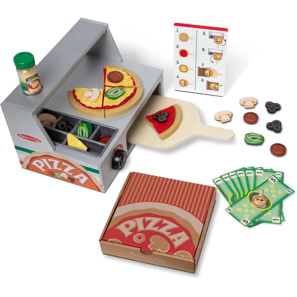 MELISSA & DOUG ΣΕΤ ΞΥΛΙΝΟΣ ΠΑΓΚΟΣ ΓΙΑ ΠΙΤΣΑ