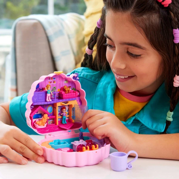 POLLY POCKET POLLY\'S WORLD - SET POODLES GROOMING
