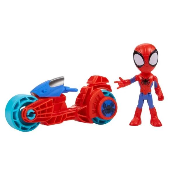 SPIDEY AND HIS AMAZING FRIENDS SPIDEY ΜΕ ΜΟΤΟΣΥΚΛΕΤΑ