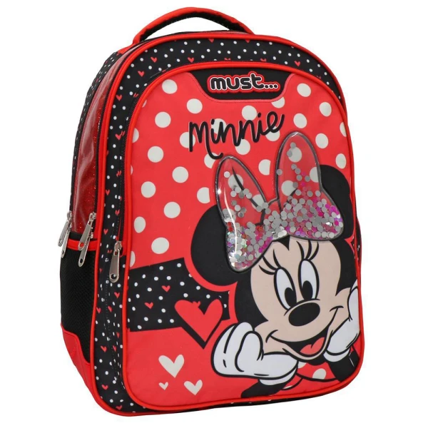 MUST ΤΣΑΝΤΑ ΠΛΑΤΗΣ 32X18X43 εκ. 3 ΘΗΚΕΣ MINNIE MOUSE