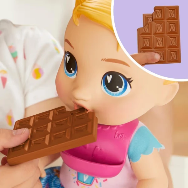 BABY ALIVE ΚΟΥΚΛΑ ΜΩΡΟ SWEET SNACKS HURPER HUGS