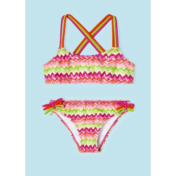 MAYORAL BIKINI STRIPS LIME