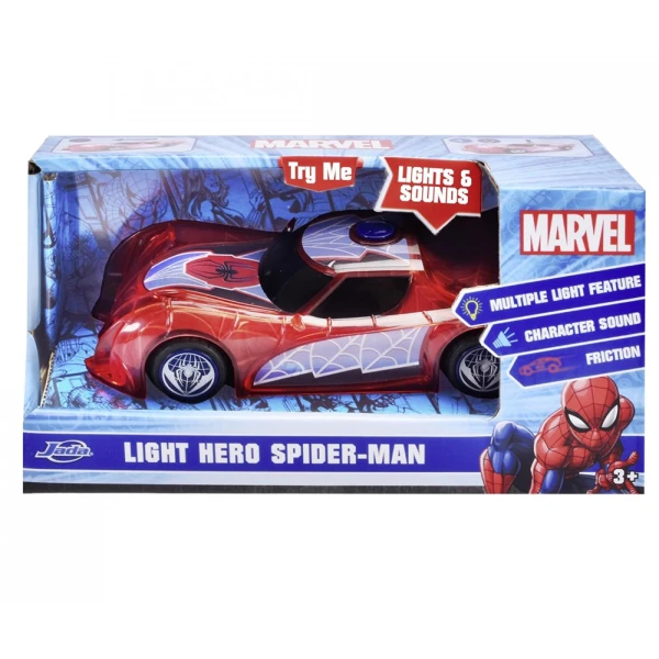 JADA CAR 1:32 MARVEL LIGHT HERO SPIDERMAN