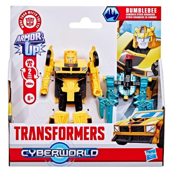 TRANSFORMERS CYBERWORLD ARMORED CYBER CHANGERS - ΦΙΓΟΥΡΑ BUMBLEBEE