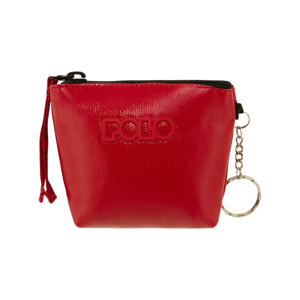 POLO 2026 MINI CONICAL WALLET EMBOSSED RED