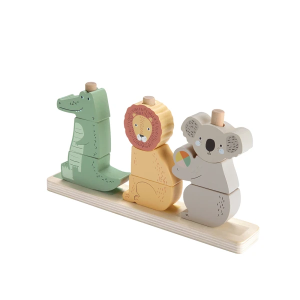 FISHER PRICE ΞΥΛΙΝΟ ΠΑΙΧΝΙΔΙ ΔΡΑΣΤΗΡΙΟΤΗΤΩΝ STACK & SORT ANIMALS