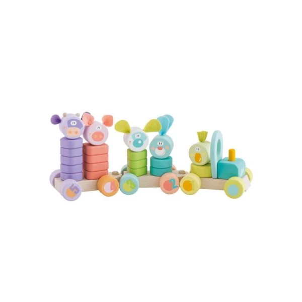 SEVI TRAIN WITH COLORS AND NUMBERS