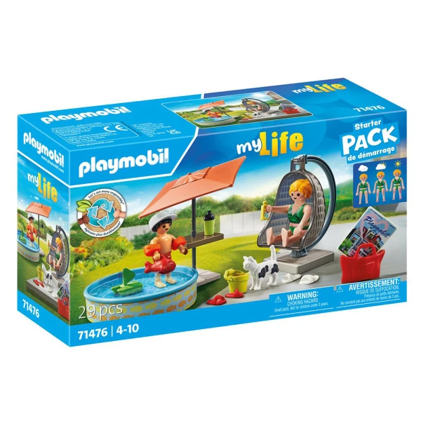 PLAYMOBIL CITY LIFE SPLASHING FUN IN THE GARDEN