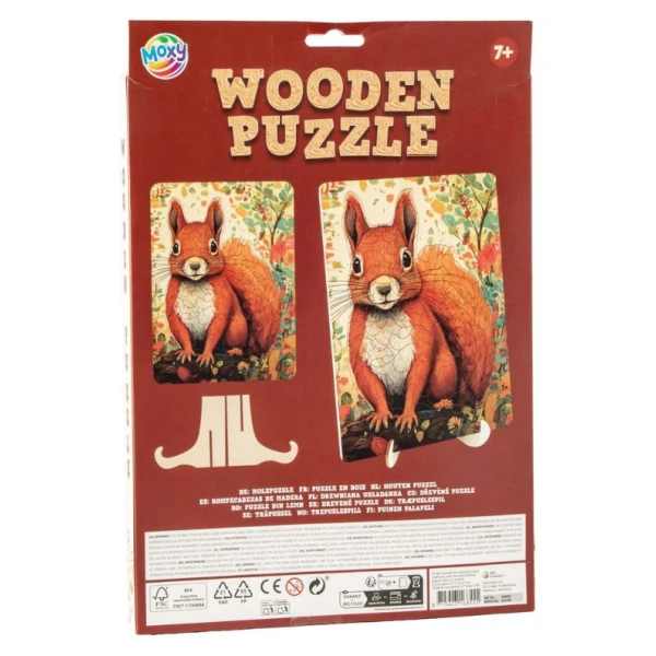 WOODEN PUZZLE IN 6 UNIQUE DESIGNS