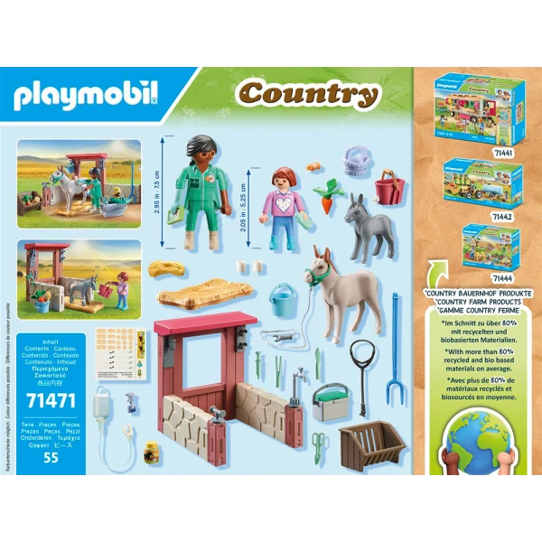 PLAYMOBIL COUNTRY FARMYARD VET