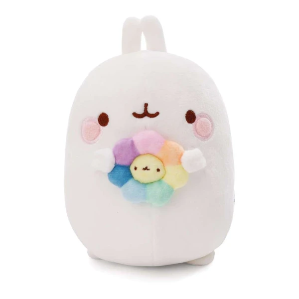 NICI MOLANG PLUSH 48 cm WITH MULTICOLOR FLOWER 