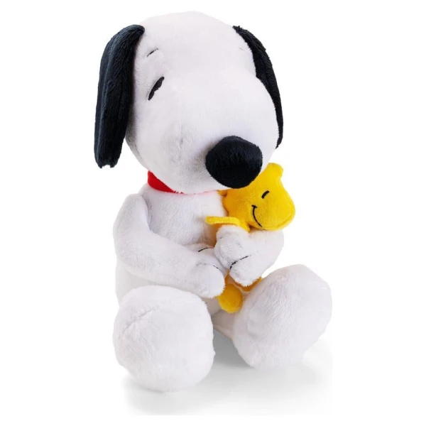 PEANUTS PLUSH 25 cm SITTING SNOOPY & WOODSTOCK