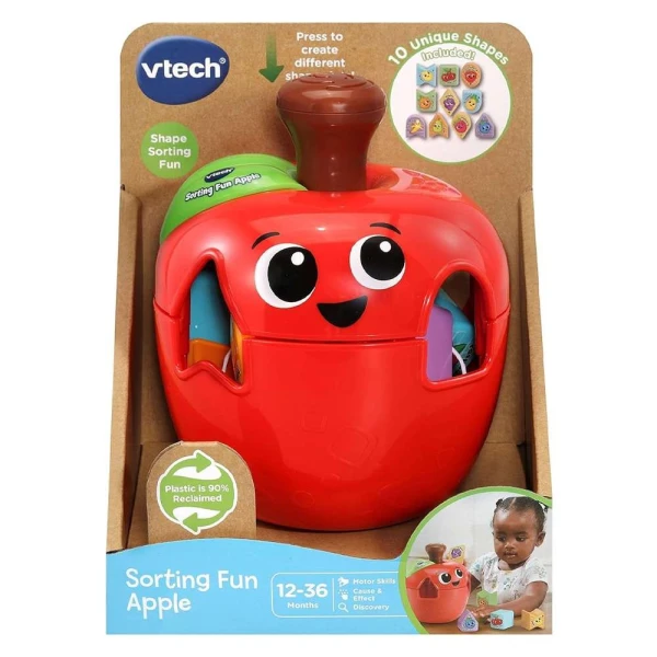 V-TECH EDUCATIONAL FUNNY APPLE WITH SHAPES