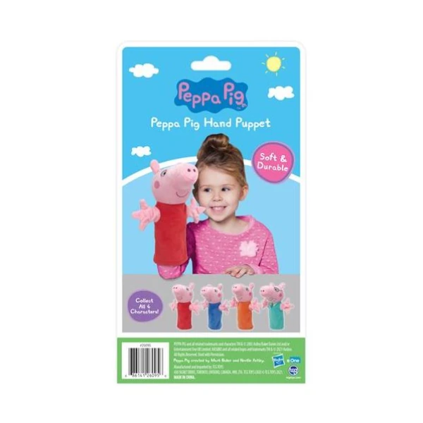 PEPPA PIG PUPPETS - 4 DESIGNS