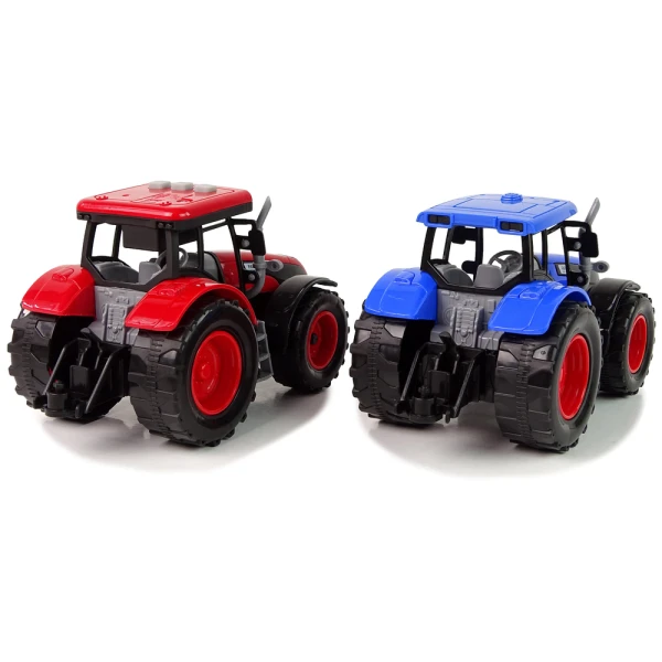 2 TRACTORS TRANSPORT TRUCK WITH SOUNDS AND LIGHTS