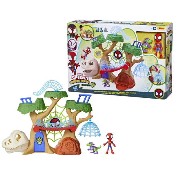 SPIDEY AND HIS AMAZING FRIENDS DINO WEBS PLAYSET