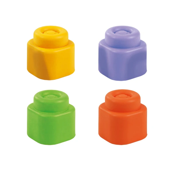 SOFT CLEMMY SENSORY ACTIVITY CUBE SOFT PREMIUM BLOCKS 4 pcs FOR 6-36 MONTHS