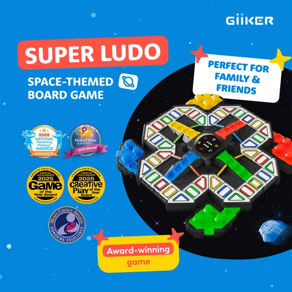 GIIKER ΕΠΙΤΡΑΠΕΖΙΟ ΓΚΡΙΝΙΑΡΗΣ SMART ΤΕΧΝΟΛΟΓΙΑΣ SUPER LUDO