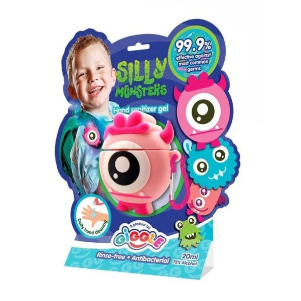 CHILDREN\'S CASE FOR ANTI-BACTERIAL GEL - SEVERAL DESIGNS