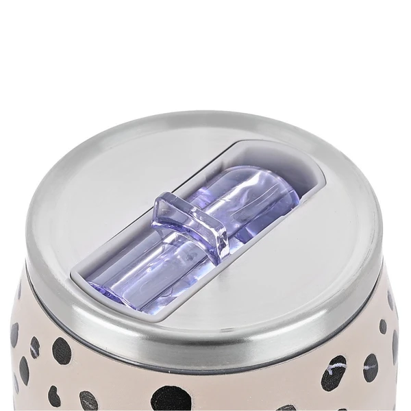 ESTIA HOME ART THERMAL TRAVEL CUP 500ml - LEOPARD TAUPE