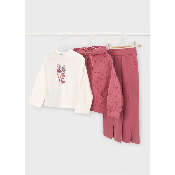 MAYORAL TRACKSUIT 3 PIECES PINK