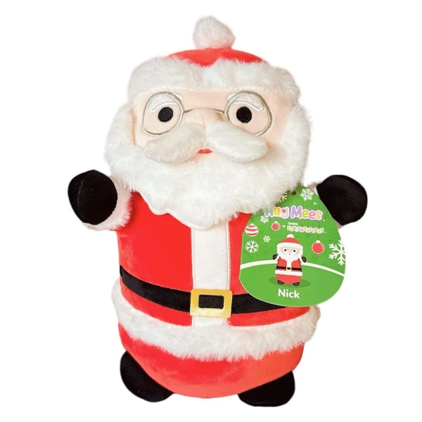 SQUISHMALLOWS HUGMEES XMAS PLUSH 35 cm - NICK THE SANTA CLAUS