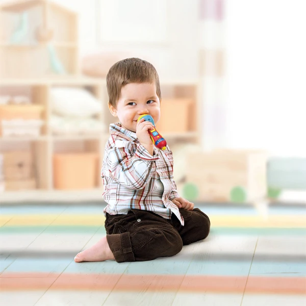CLEMENTONI BABY TODDLER TOY MICROPHONE (SPEAKS GREEK)