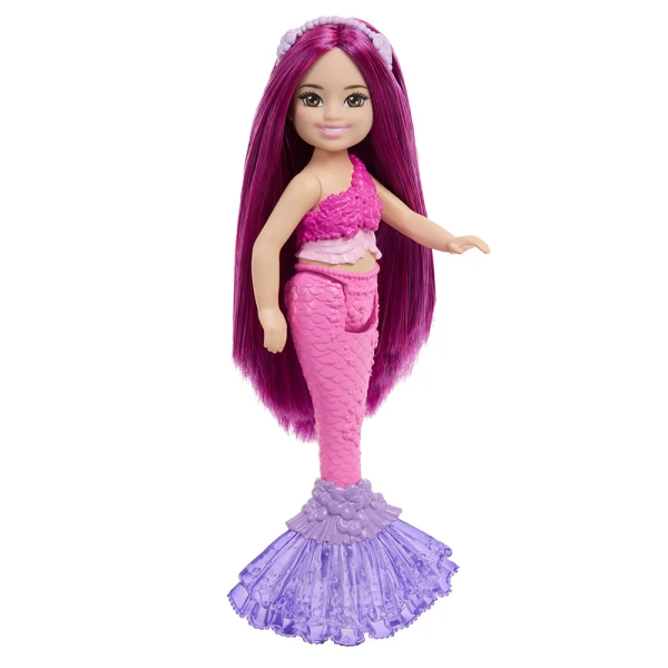 BARBIE CHELSEA DOLL FAIRYTALE WORLD - MERMAID WITH PINK HAIR