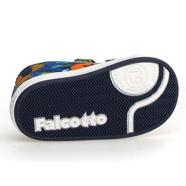 NATURINO ΠΑΙΔΙΚΑ ΠΑΠΟΥΤΣΙΑ FALCOTTO MICHAEL CANVAS DELAVE COMUFLAGE NAVY ΠΟΛΥΧΡΩΜΟ