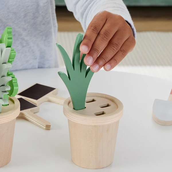 FISHER PRICE WOODEN HERB SET