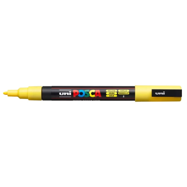 POSCA ΜΑΡΚΑΔΟΡΟΣ PC-3M 0.9-1.3mm - ΚΙΤΡΙΝΟ