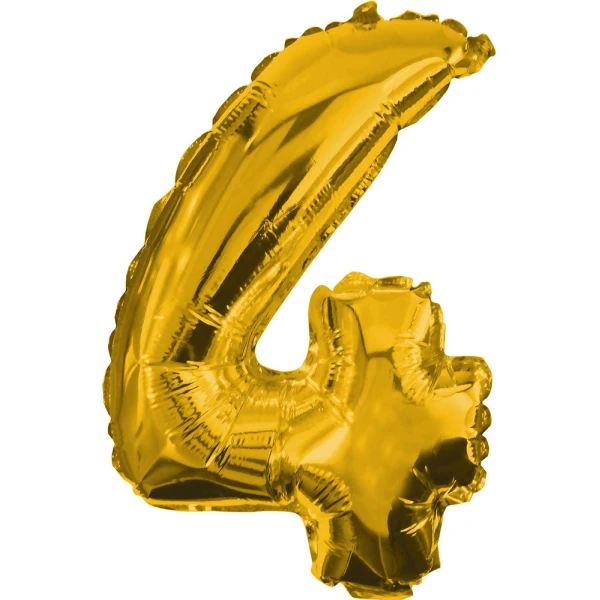 BALLOON GOLD FOIL 85 cm No 4