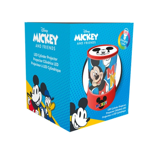 ΚΥΛΙΝΔΡΙΚΟΣ ΠΡΟΤΖΕΚΤΟΡΑΣ LED LIGHT MICKEY MOUSE