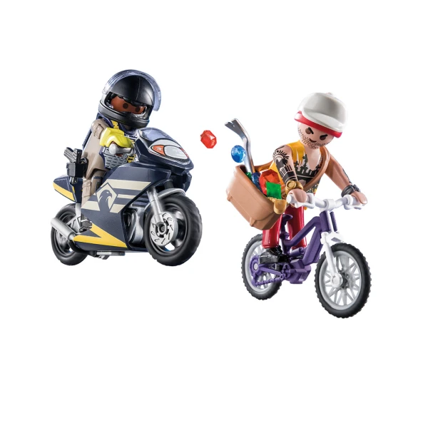 PLAYMOBIL CITY ACTION STARTER PACK SPECIAL FORCES AND THIEF