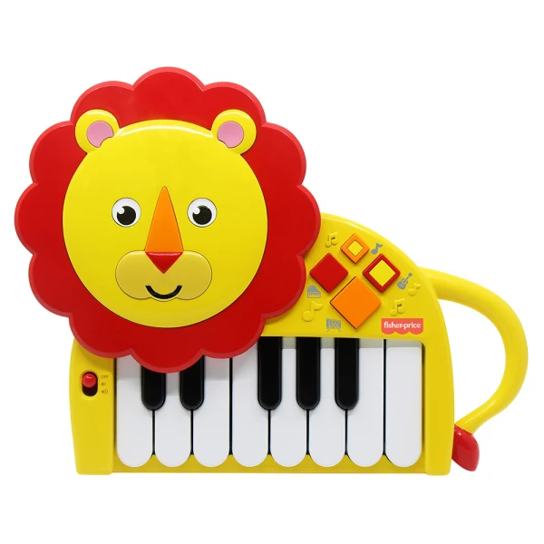FISHER PRICE ΠΙΑΝΟ ΛΙΟΝΤΑΡΙ ΚΟΚΚΙΝΟ/ΚΙΤΡΙΝΟ (22292)