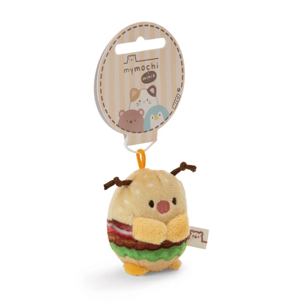 MY MOCHI MINIS HANGING PLUSH 5 cm LADYBIRD DOZZ HAMBURGER