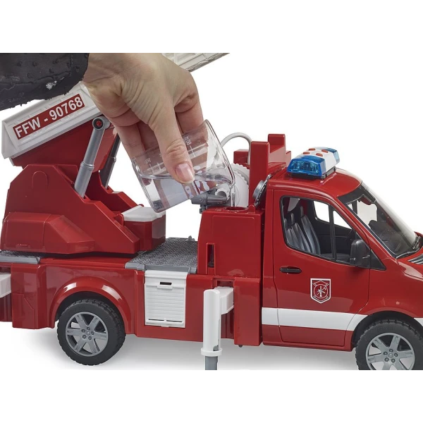 BRUDER ΟΧΗΜΑ ΠΥΡΟΣΒΕΣΤΙΚΗΣ MERCEDES BENZ SPRINTER ΜΕ ΣΚΑΛΑ ΚΑΙ ΜΑΝΙΚΑ