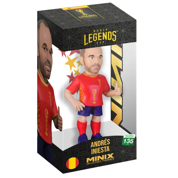 MINIX LEGENDS WORLD CUP SPAIN FIGURE 12 cm ANDRES INIESTA