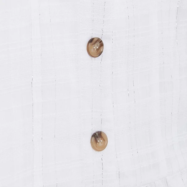 MAYORAL SHIRTWAIST LUREX WHITE