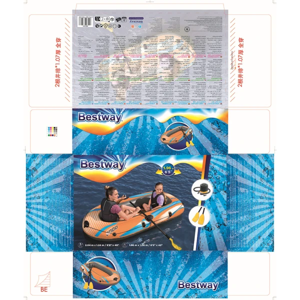 BESTWAY 1 PERSONS BOAT 196X106 cm KONDOR ELITE 2000