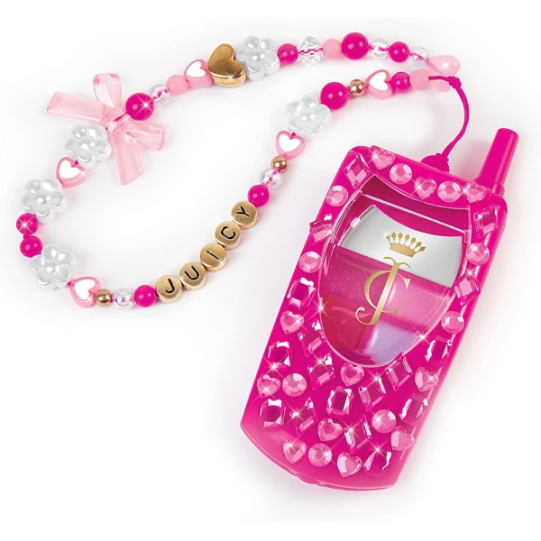 MAKE IT REAL JUICY COUTURE DIAL UP THE STYLE LIP GLOSS PHONE & DIY LANYARD