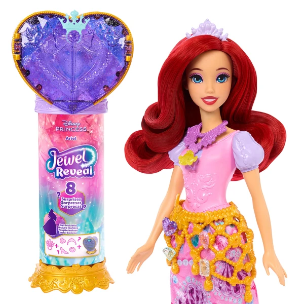 DISNEY PRINCESS ΚΟΥΚΛΑ ΑΡΙΕΛ ΜΕ ΚΟΣΜΗΜΑΤΟΘΗΚΗ