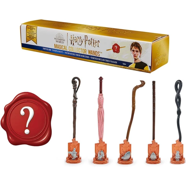WIZARDING WORLD HARRY POTTER DELUXE COLLECTIBLE MAGIC WAND SURPRISE