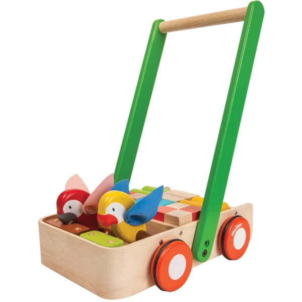 PLAN TOYS ΞΥΛΙΝΗ ΠΕΡΠΑΤΟΥΡΑ ΜΕ ΠΑΠΑΓΑΛΑΚΙΑ